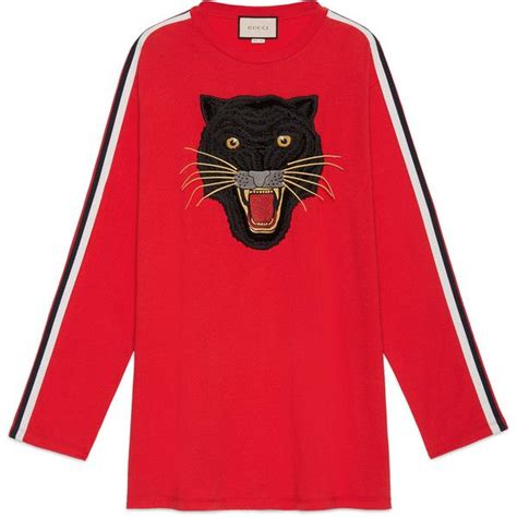 gucci blue t shirt panther|Tops & Shirts for Women .